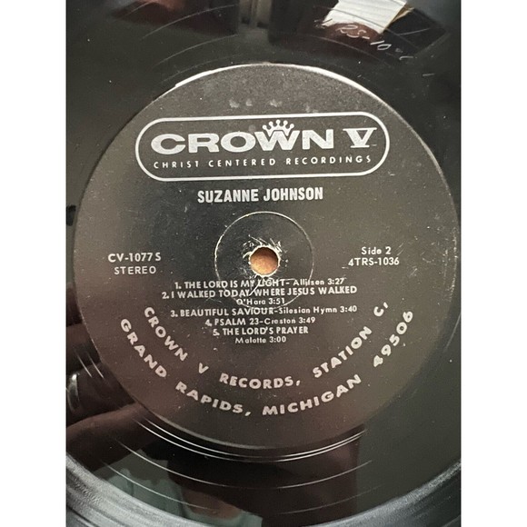 Suzanne Johnson Of Love I Sing 1967 LP Crown CV-1077 Autographed - Picture 8 of 8